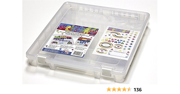 Rainbow Loom Large Organizer Case Arts Crafts Sewing Amazon Com