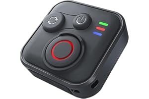 PUSOKEI Bluetooth Remote Control for Insta 360 X5 / X4 / X3 / GO 3S / / Pro/Pro 2 / ONE R/ONE RS & 13/12/11/10/9/8 Black MAX 