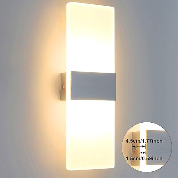 lightess apliques de pared led lampara