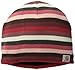 Carhartt Women's Striped Knit Hat, Crab Apple, One Size
