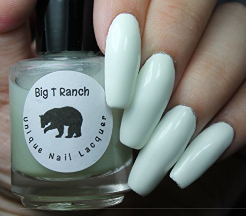 Glow-in-the-Dark Nail Polish Top Coat - FREE SHIPPING - Aqua - JUPITER - Nail Polish/Lacquer - Regular Full Sized Bottle (15 ml size) - Thumbnail 3