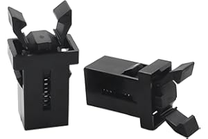 FSTURIOS 2PCS Car Sunglasses Holder Catch Latch, Bin Touch Lid Clips Self Locking Switch Replacement, Trash Can Press Buckle 