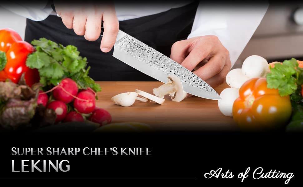 Chef Knife Leking German EN1.4116 High Carbon Stainless Steel 8 Inch