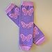 Butterflies - Purple & Pink Organic Leg Warmers By Bambino Land