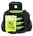 6 Pack Fitness Mini Innovator 3 Meal Management System (Black/Neon Green Bonus)