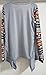 Relipop Women Black and White Striped Long Cardigan Loose Jacket (X-Large, Gray)