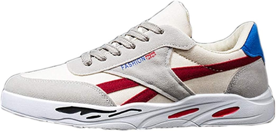 Amazon リンゼ バイカラー メンズ レースアップ スニーカー 学生 春夏 キャンバスシューズ ローカット 通気性 カジュアルシューズ デッキシューズ ズック靴 ウォーキングシューズ メンズスニーカー フラットシューズ 紳士靴 リンゼ レースアップシューズ