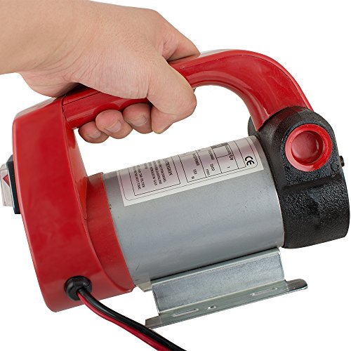 Genmine 12Volt Diesel Oil Fuel Transfer Pump 110V Electric Pump Oil Fuel Transfer Extractor Pump Suction Lift 155W For Biodiesel Kerosene