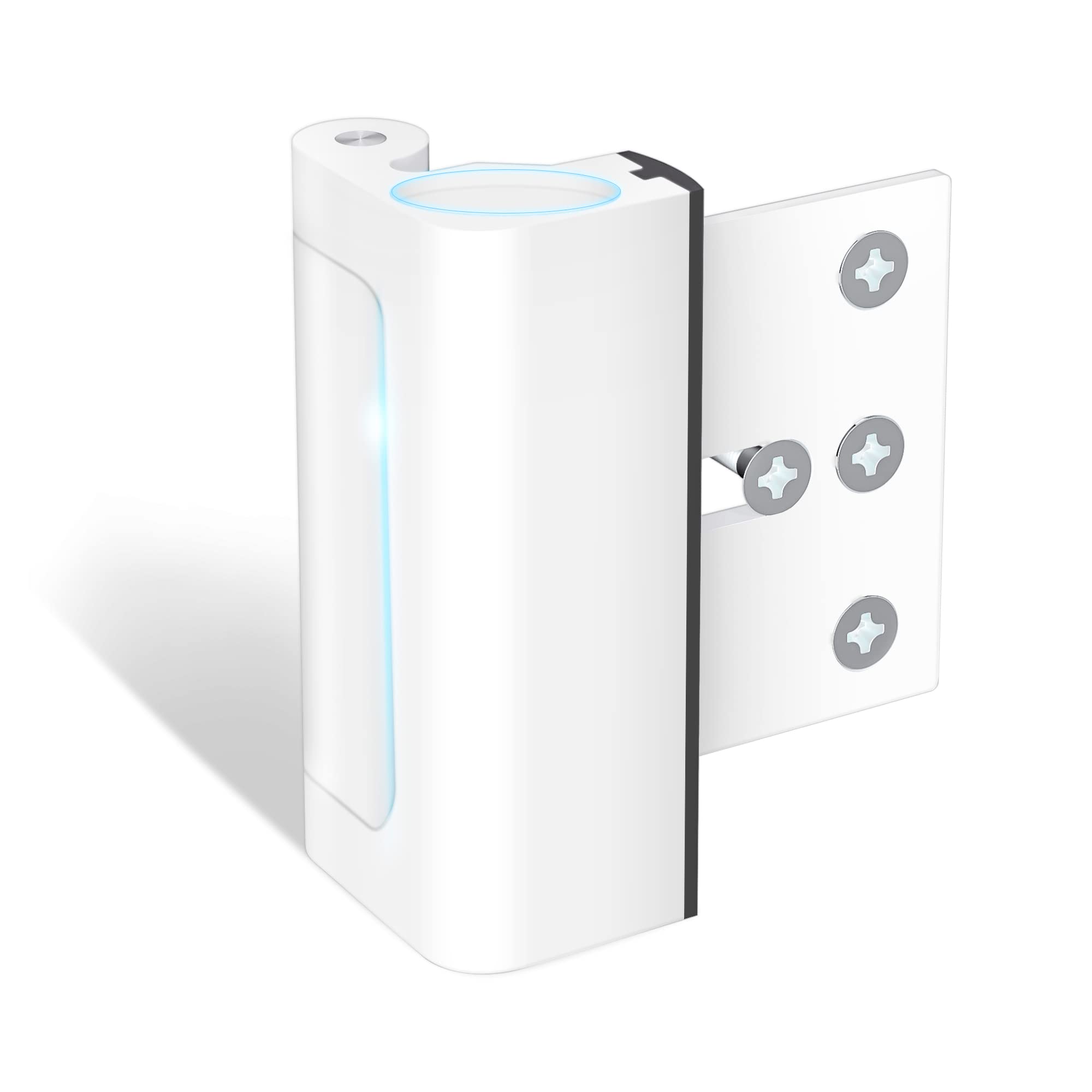 Door Reinforcement Lock Withstands 800lbs of Force - White Extra Proof Door Lock for Kids Safety with 8 Screws Prevents Unauthorized Entry, Add a Door Security Lock for Home Safety & Privacy