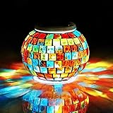 Solar Jar Glass Ball Table Light, Color Changing