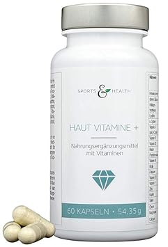 Reine Haut Vitamine – Hochdosiert – 2 Monatsvorrat mit 19 Inhaltsstoffen - Kollagen - Collagen
