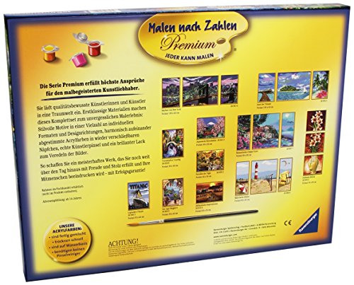 Ravensburger Malen nach Zahlen 28843 CreArt - Cottage Garden - Für Erwachsene und Kinder ab 14 Jahren – Bild 3