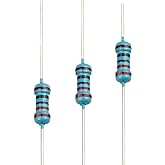 EDGELEC 100pcs 220 ohm Resistor 1/4w (0.25 Watt) &plusmn;1% Tolerance Metal Film Fixed Resistor, Multiple Values of Resistance Optional