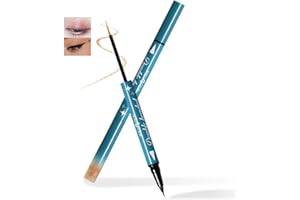 UOCK Dual-ended liquid eyeliner, ultra-fine tip shimmering eyeshadow eyeliner, high-pigment fluorescent pen - create the perfect eye makeup, waterproof and quick-drying. (02#SWEET GIRL)