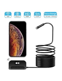 QRose USB Borescope 3 en 1 tipo C endoscopio cámara de inspección IP68 impermeable Snake cámara con 8 LED ajustables para Android, Windows y MacBook OS ordenador nuevo