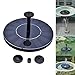 oenbopo Solar Power Pump Bird Bath Fountain, 1.4W Solar Powered Fountain Free Standing Water Pump Floating Watering Panel Kit for Bird Bath, Fish Tank Aquarium, Pond,Garden, Lawn