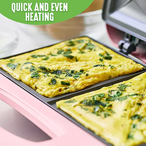 GreenLife Pro Electric Panini Press Grill and Sandwich Maker, Healthy