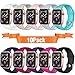 Haveda Sport Band Compatible for Apple Watch 38mm 40mm, Women iWatch Wristbands for iWatch, Apple Watch Series 4, Series 3, Series 2, Series 1 Men Kids, 10Pack 38mm/40mm M/L