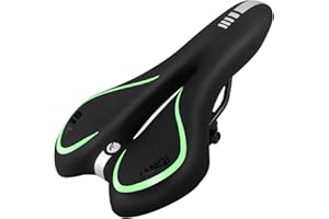 Comfortable Bike Seat for Men & Women, Waterproof Bicycle Seat, Breathable Mountain Bike Saddle, Gel Bicycle Saddle for MTB, 