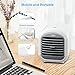 Chytac Mini Air Conditioner Personal Air Cooler Portable Arctic with 3 Speed 15 Million Negative ions dust Removal and Sterilization for Room Home (White)