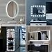 Vanity Mirror Light Kit, 60 Leds 9.8 FT DIY LED Make-up Mirror Flexible Light Strip for Make-Up Cosmetic Dresser Toilet Mirror With Smart Sensor and Remote Control (Mirror NOT Included)