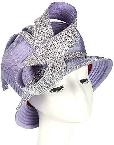 Kueeni Women Church Hats Outfits Hat Wedding White with Suits Available