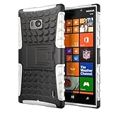 Hyperion Nokia Lumia Icon 929 Windows Phone Explorer Hybrid Case (Compatible with Verizon Nokia Lumia Icon 929) **2 Year No Hassle Warranty** [Hyperion Retail Packaging] (WHITE)
