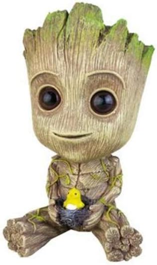 Baby Groot- Action Figures Guardians of The Galaxy Flowerpot Baby -Cute Model Toy Pen Pot -Perfect as a Gift (B)