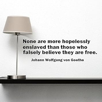 Amazon ゲーテ 名言のウォールステッカー 言葉のシール 壁紙デコレーションステッカー Size Xs 30cm 50cm Wallsticker S Series ウォールステッカー 通販