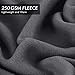 Utopia Bedding Fleece Blanket Twin Size Grey Soft Warm Bed Blanket Plush Blanket Microfiber