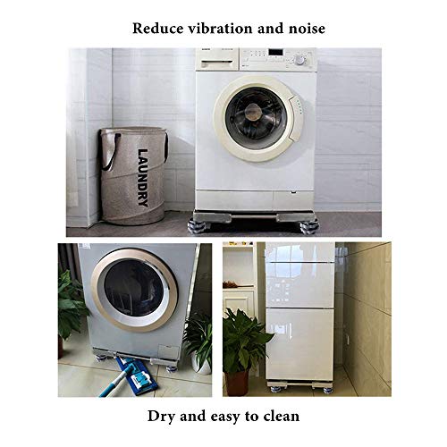 5 Movable+Adjustable+Washing+Machine+Refrigerator
