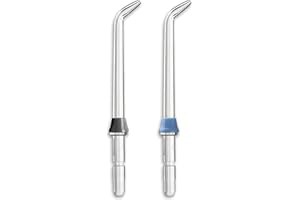 QIVORIMITH Replacement Heads for Waterpik Water Flosser,Replacement Tips for Waterpik(2 Classic Jet Tips)