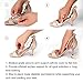 Ball of Foot Cushions Metatarsal Pads of High Heel Anti-Slip and Can Be Washed repeatealy Inserted The Front Part of Women Shoes 【one Pair】thumb 3