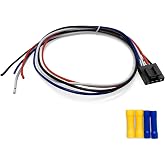 Lrichy 8506911 Universal Pigtail Trailer Brake Controller Wiring Harness | Vehicle-DIY And Controller-End Connectors; Compatible with Tekonsha, Reese and Draw-Tite Brake Controllers; Replaces 7894