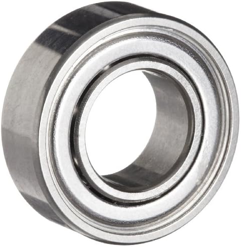 Dynaroll Precision Miniature Ball Bearing, ABEC-5, Double Shielded, Stainless Steel
