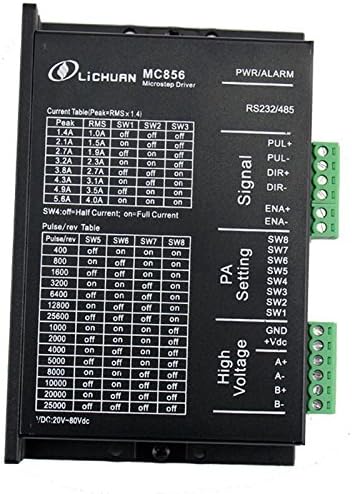 DSP 256 Microstep Driver MC856 Stepper Drive fit NEMA 34 Stepper Motor for CNC Router