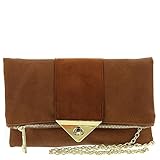 Steve Madden BMYSTIE Clutch Cognac