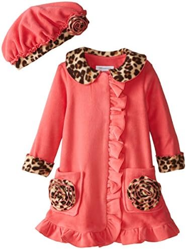 Bonnie Jean Little Girls Coral Fleece 