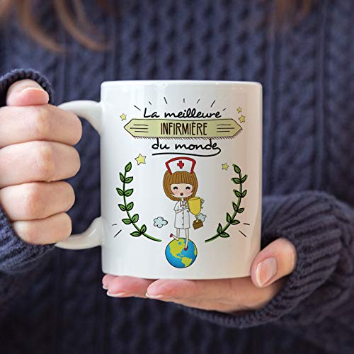 Mugffins (Tazza in Francese) Nurse Original Tazze di caffè e Colazione per Dare Lavoratori Professionisti - La Migliore… - immagine 6