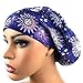 Womens Surgical Scrub Hat Sun Moon Stars Bouffant Scrub Cap