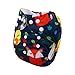 ALVABABY Pocket Cloth Diapers Reusable Washable Adjustable for Baby Boys and Girls YD68