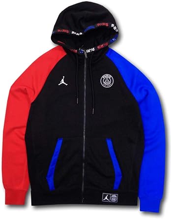 Amazon Jordan ジョーダン Psg Paris Saint Germain Hoodie パリ サンジェルマン パーカー 黒青赤 L 並行輸入品 トレーナー パーカー 通販