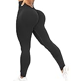 KIWI RATA Women's Scrunch Butt Leggings High Waisted Butt Lift Yoga Pants Sports Workout Tights