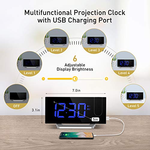 2 Mpow+Projection+Alarm+Clock+LED