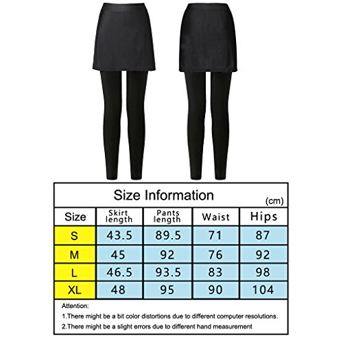 Topfire Women Active Athletic Skorts/Capri/Long Skirt Lightweight Quick Dry Skirt for Sports Running Tennis Golf Workout