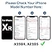 oGoDeal SIM Card Tray Holder Replacement for iPhone XR with Waterproof Rubber Seal Ring + Sim Card Removal Open Eject Pin Tool Black