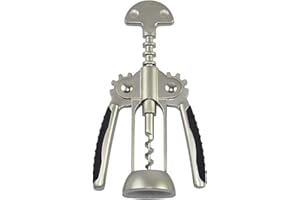Wing Corkscrew for Red Wine Beer, Wine Opener, Zinc Alloy Premium Wing Corkscrew Wine Bottle Opener