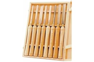 PSI Woodworking LCHSS8 Wood Lathe 8pc HSS Chisel Set
