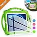 TopEsct iPad 2 Case for Kids, Shockproof Silicone Handle Stand Case Cover&(Tempered Glass Screen Protector) for Old Version Apple iPad 2nd Generation,iPad 3rd Generation,iPad 4th Generation (Green) primary
