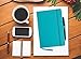RICCO BELLO Classic Ruled Notebook with Pen Loop / 5.7 x 8.4 inches (Teal)